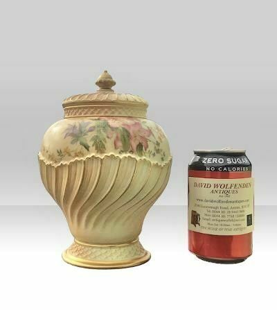 Antique Royal Worcester Blush Ivory Pot Pourri Vase And Cover photo Home Decor