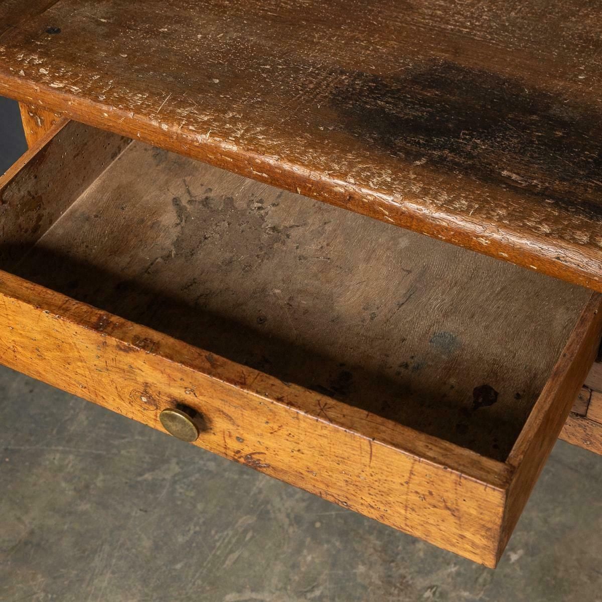 20th Century French Walnut Jewellery Makers Benches, C.1920 photo vinterior