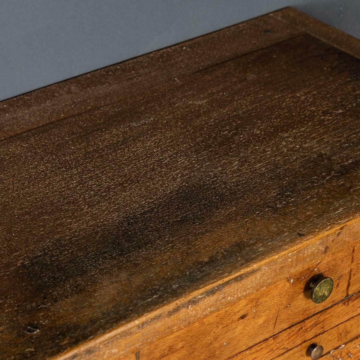 photo vintage 20th Century French Walnut Jewellery Makers Benches, C.1920