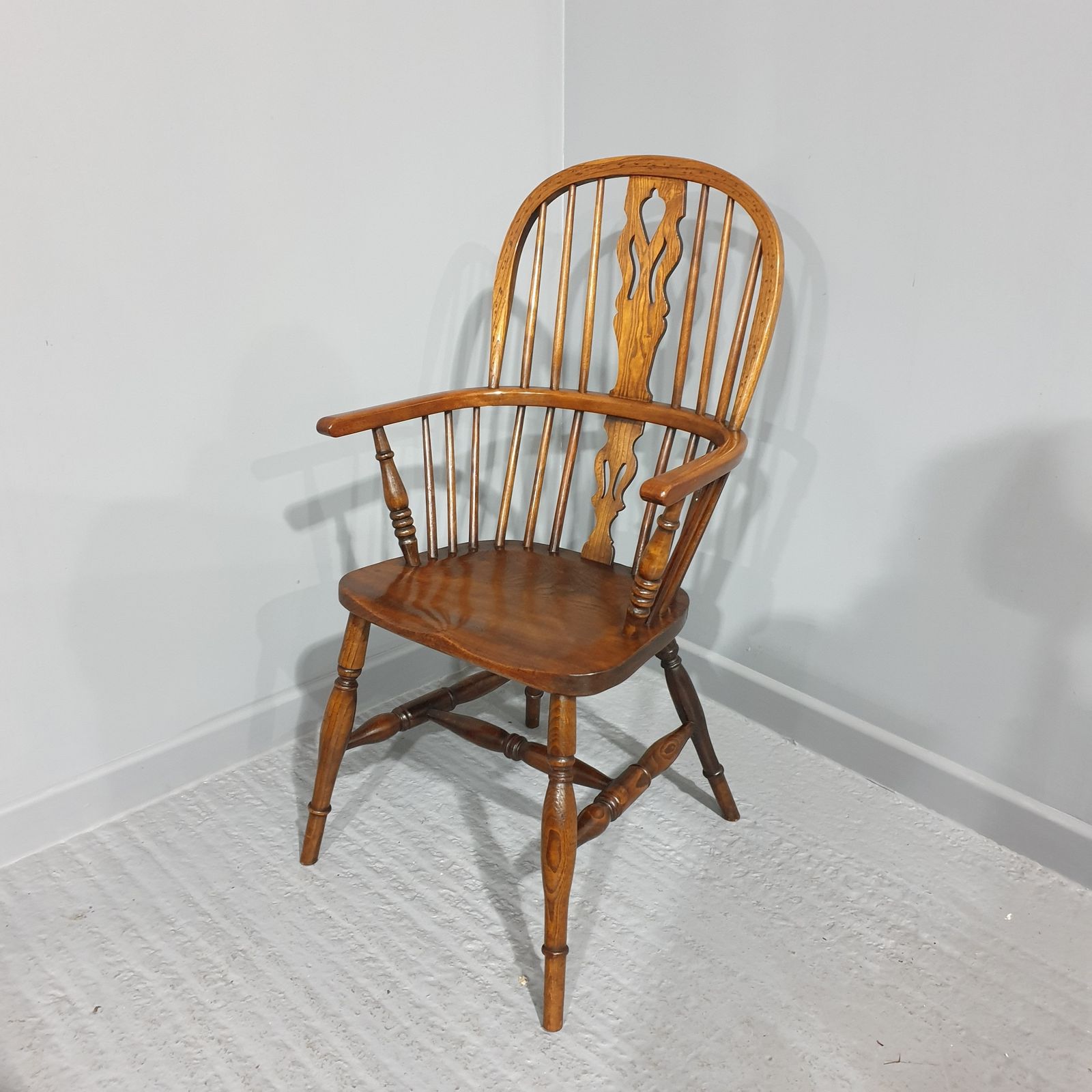 Ash And Elm Windsor Armchair, 1800s photo furniture