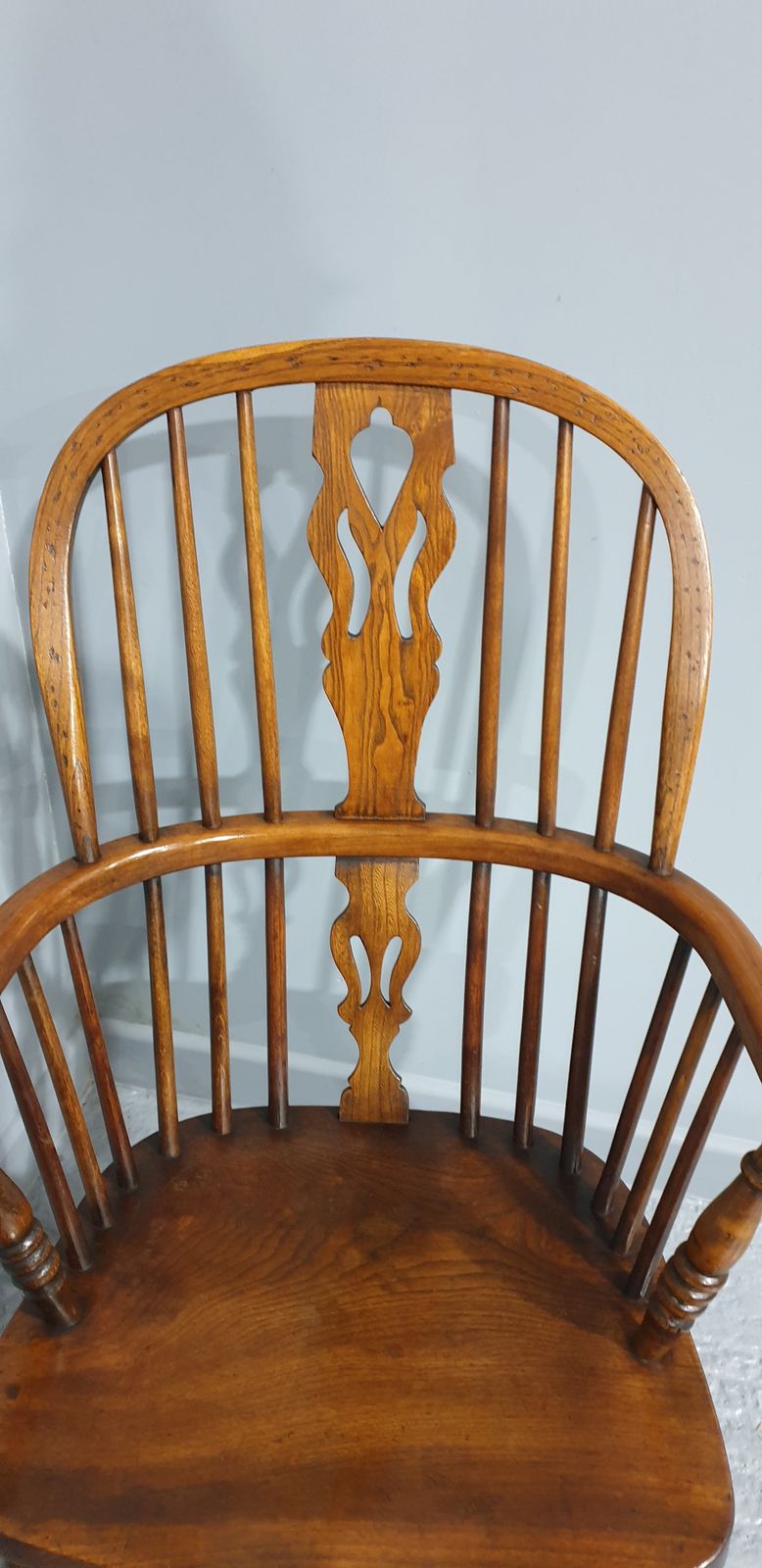 Ash And Elm Windsor Armchair, 1800s photo vinterior