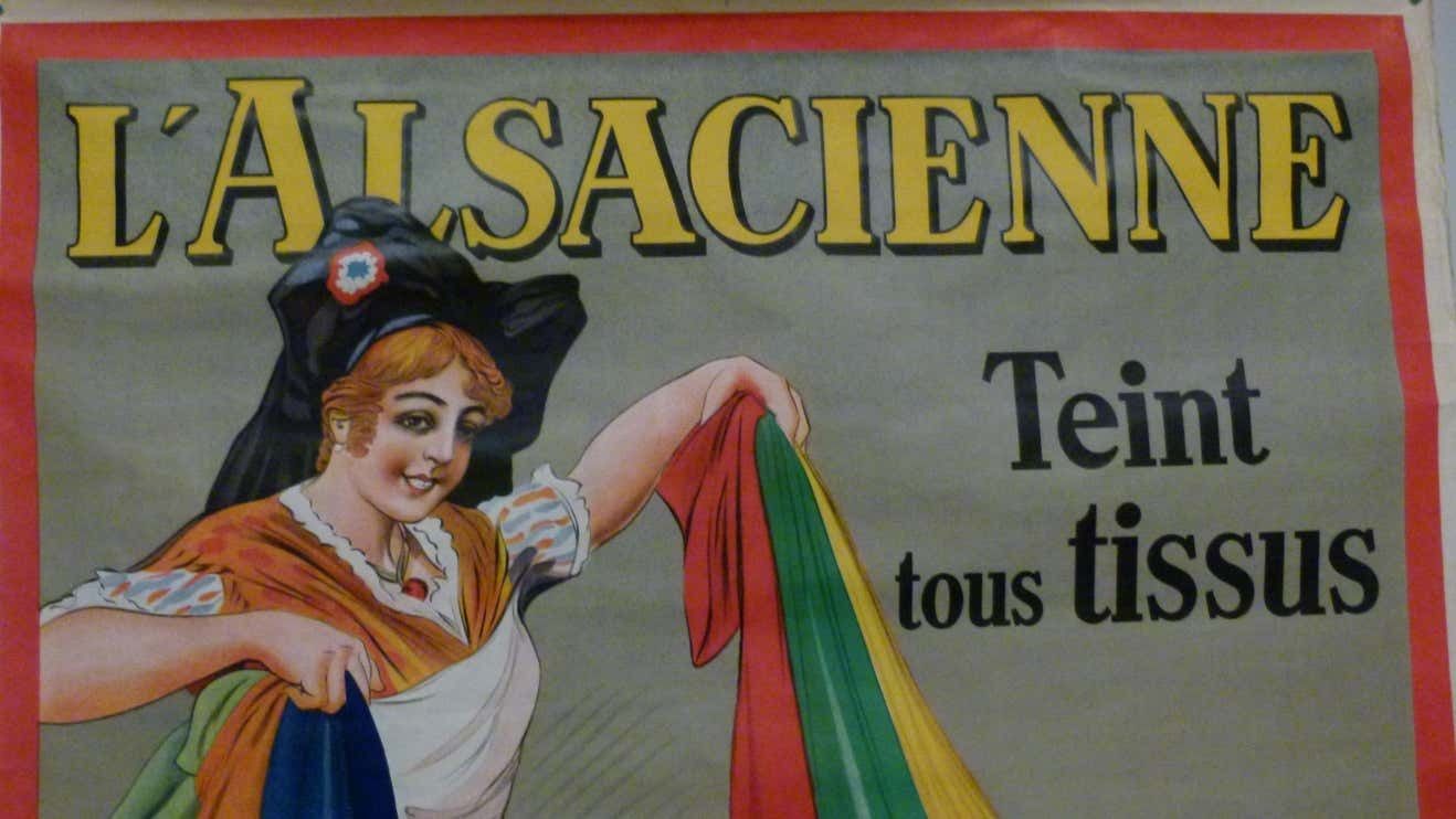 Original Dorfi Poster L'' Alascienne, Circa 1930, 46.45x63 In photo for sale