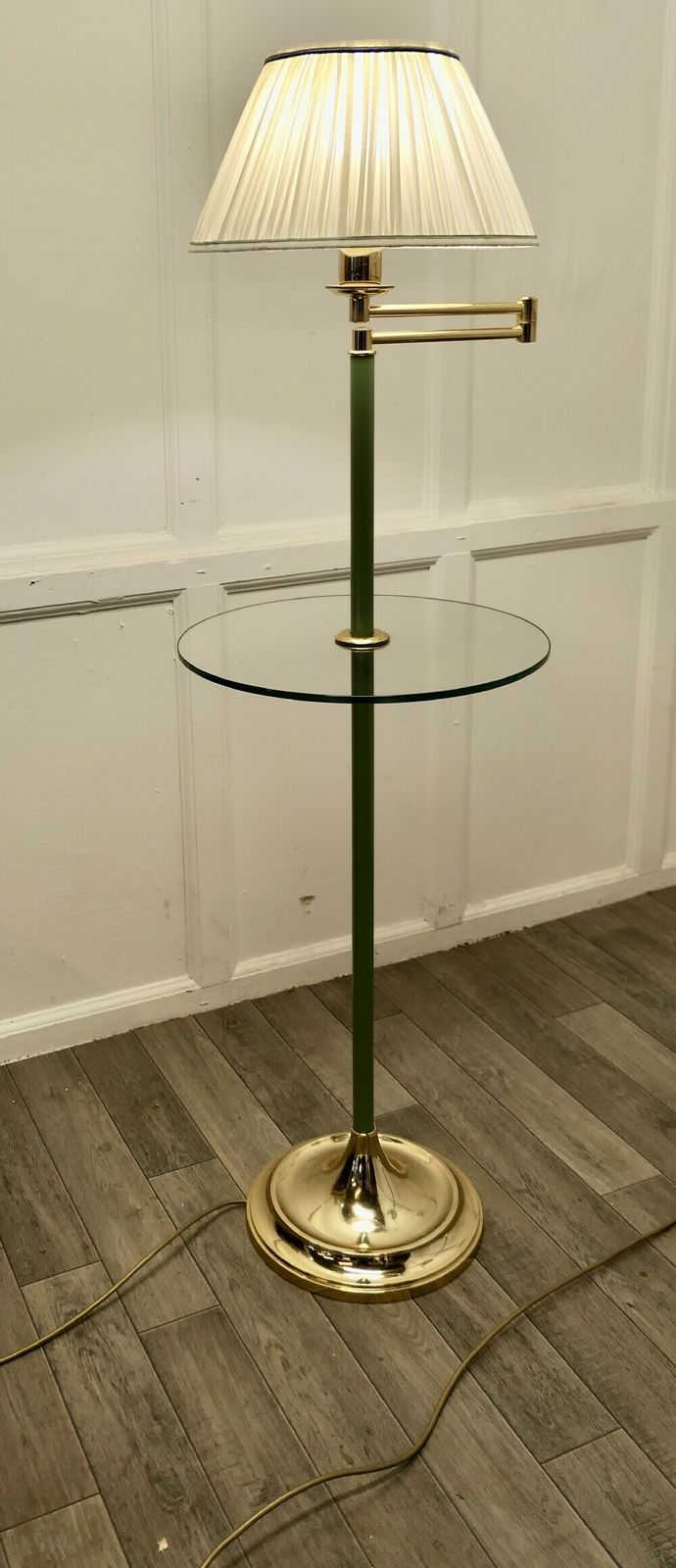 A Pair Of French Art Deco Adjustable Swing Arm Floor Lamps photo 2700.0