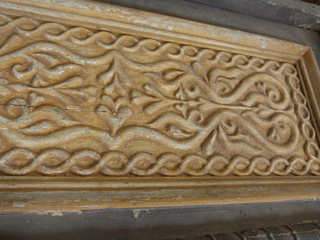19th Century Double Front Door In Art Nouveau Style, Spain photo buy