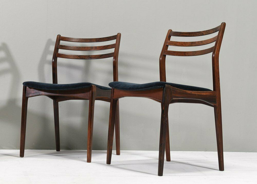 photo vinterior Scandinavian Danish Dining Chairs By Johannes Andersen, Denmark, 1960s, Set Of 4