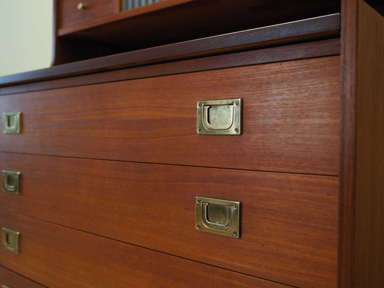 1359.0 Teakhouten Secretaire, Deens Design, Jaren 1970, Productie: Denemarken photo