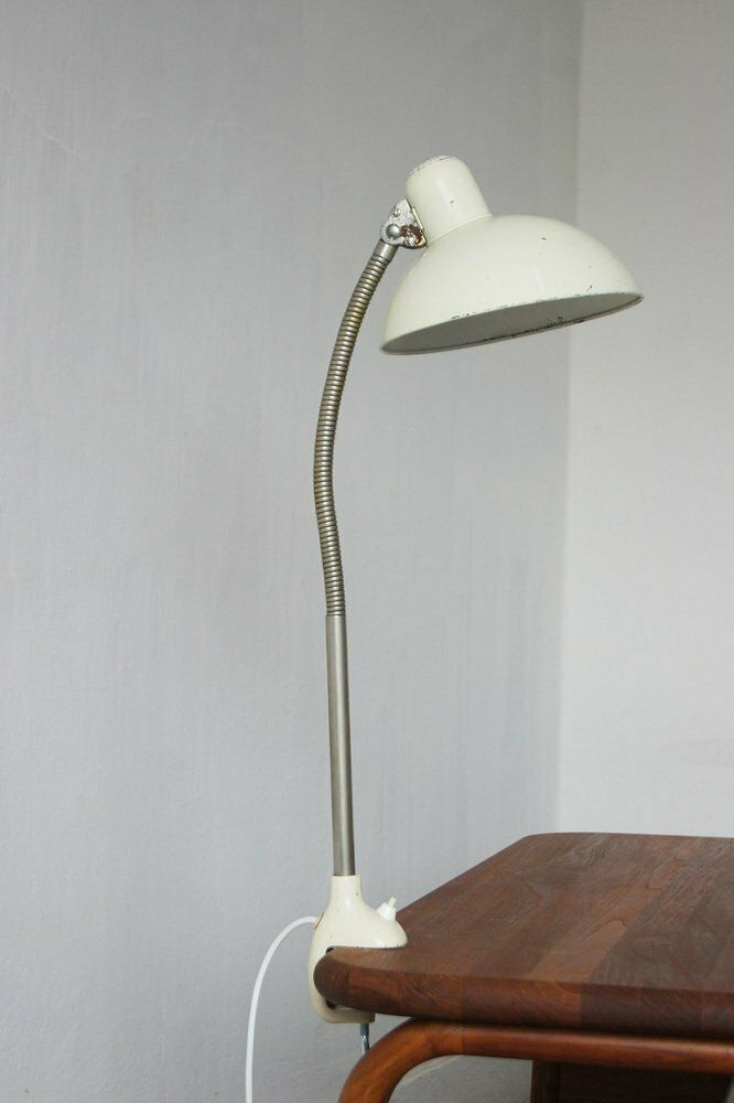 Bauhaus White Table By Christian Dell For Kaiser Idell / Kaiser Leuchten, 1950s