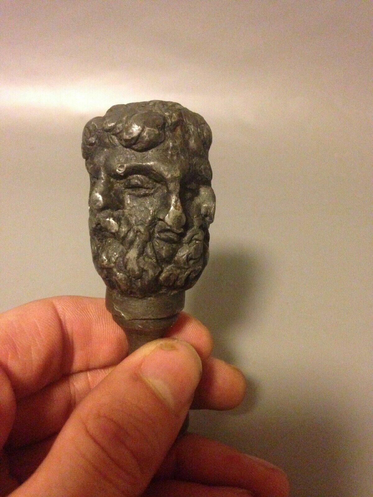 17th/18th Century Lead Seal Or Pipe Tamper Celtic Deity Lugus Celtic Antique photo vintage