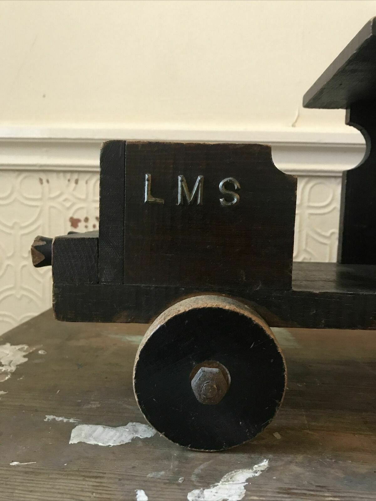 Lms Locomotives Scratch Built Antique Wooden Train Toy Display Large Railway photo for sale