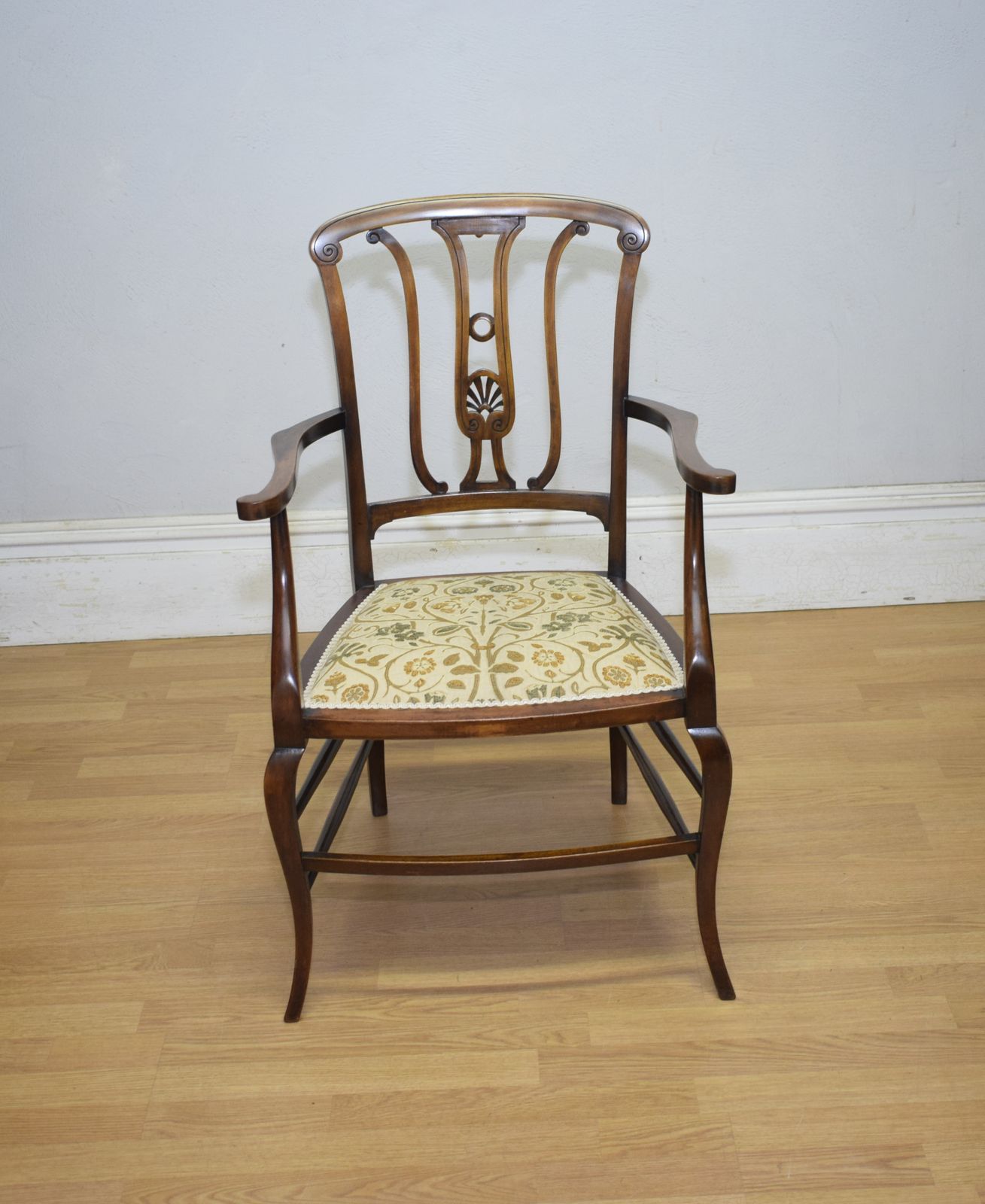 Edwardian Armchair, 1900s, Mahogany photo vinterior