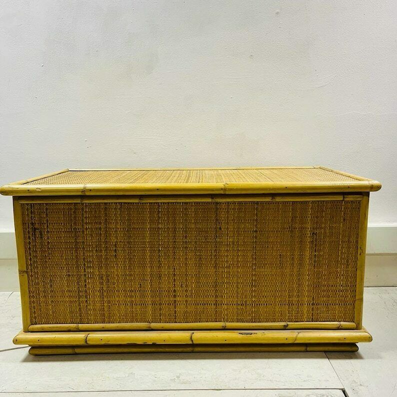 Dal Vera Cane And Bamboo Blanket Box