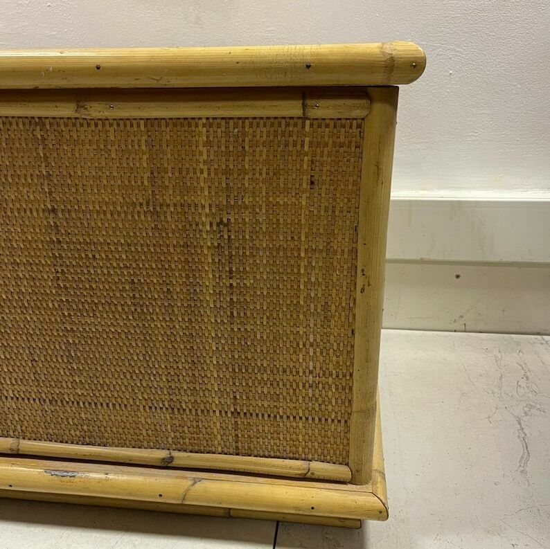 Dal Vera Cane And Bamboo Blanket Box photo vinterior