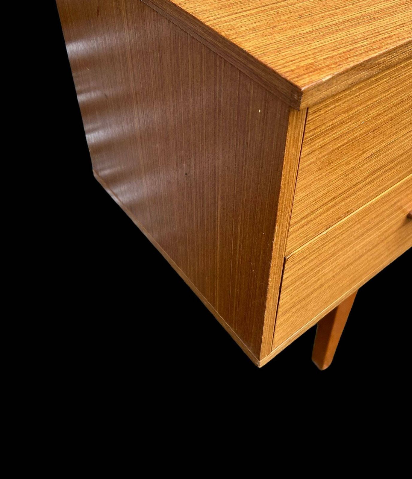 Mid Century Light Teak Sideboard Chest Of Drawers photo vinterior