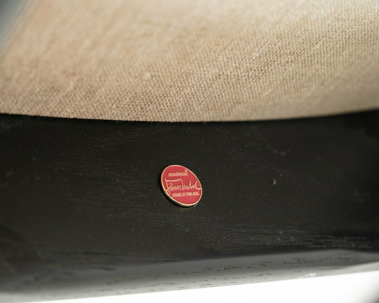 photo furniture Chair Model 108 In Oak & Black Leather By Finn Juhl For House Of Finn Juhl