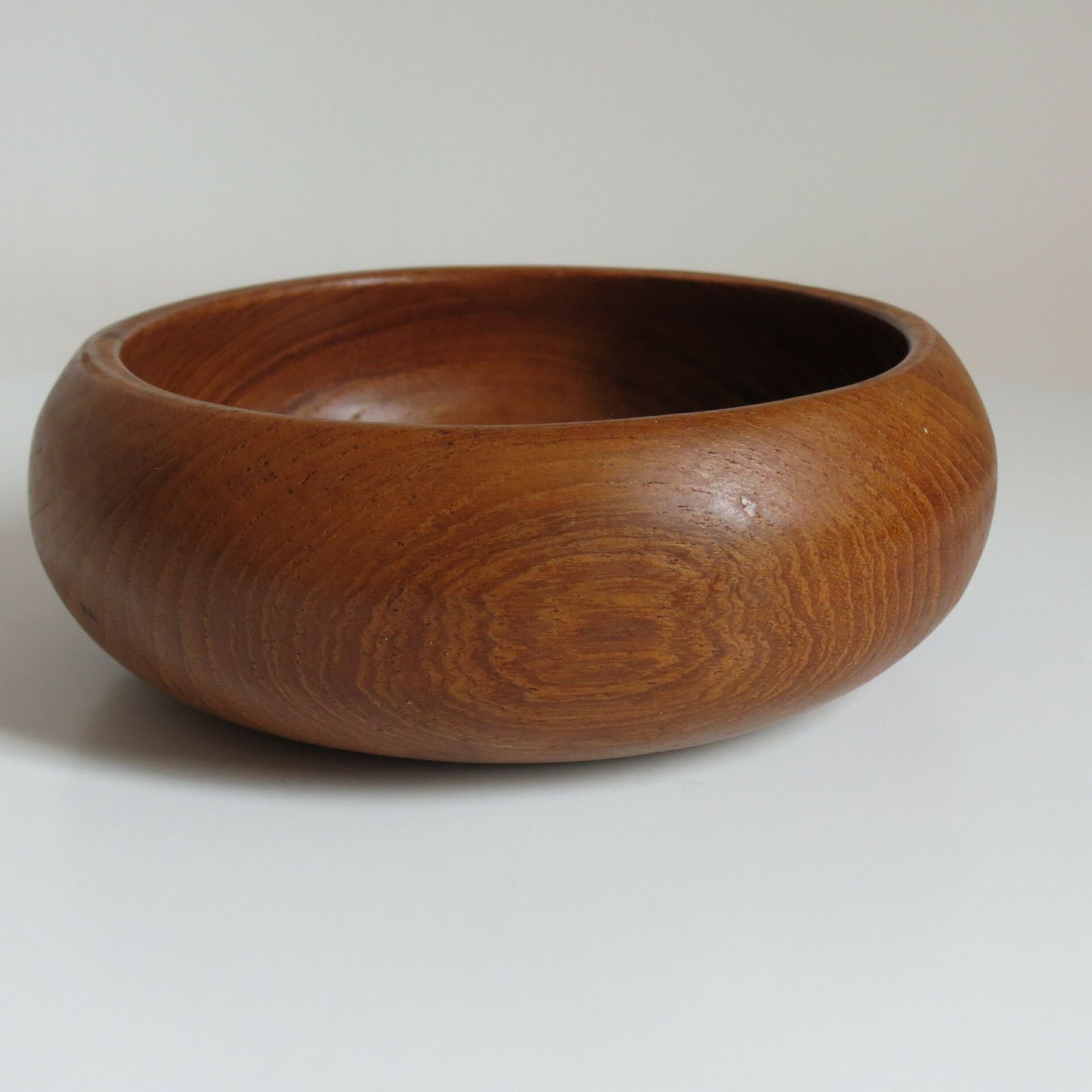 Set Of 4 Midcentury Teak Wooden Bowls 1960s photo for sale