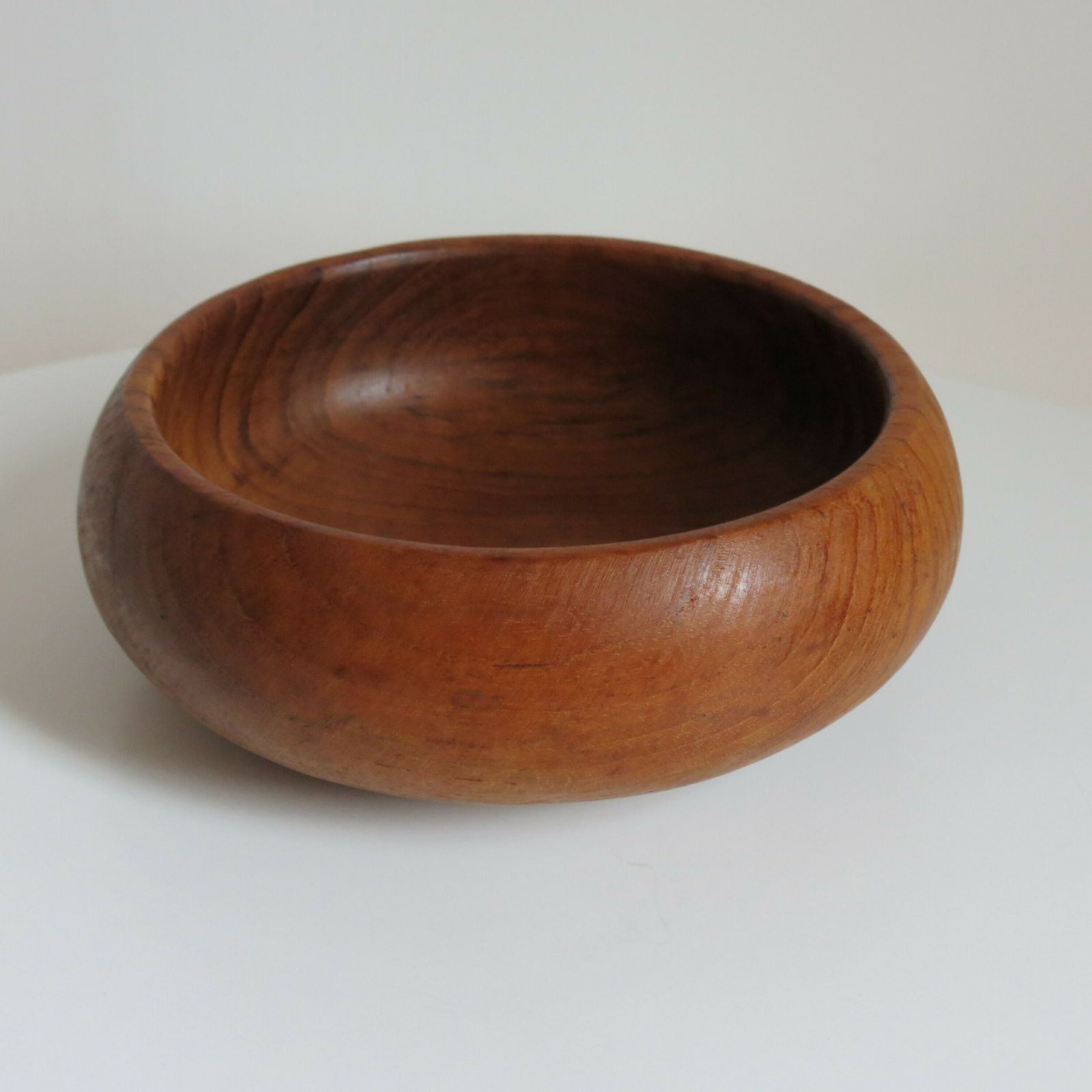 photo furniture Set Of 4 Midcentury Teak Wooden Bowls 1960s