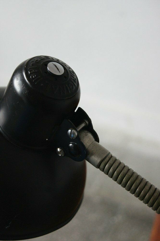 Bauhaus Black Table Lamp By Christian Dell For Kaiser Leuchten, 1950s photo Lighting