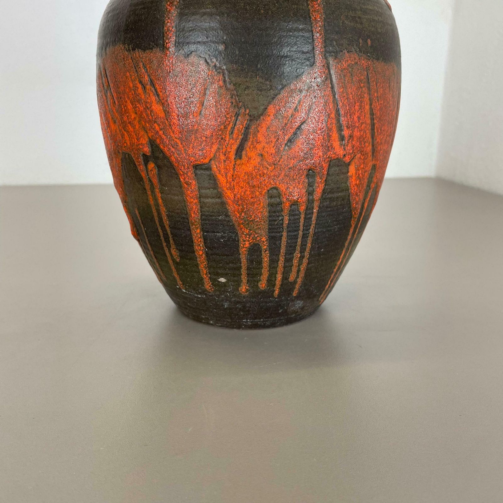 photo for sale Fat Lava Ceramic Pottery Vase Heinz Siery Carstens Tönnieshof, Germany, 1970s