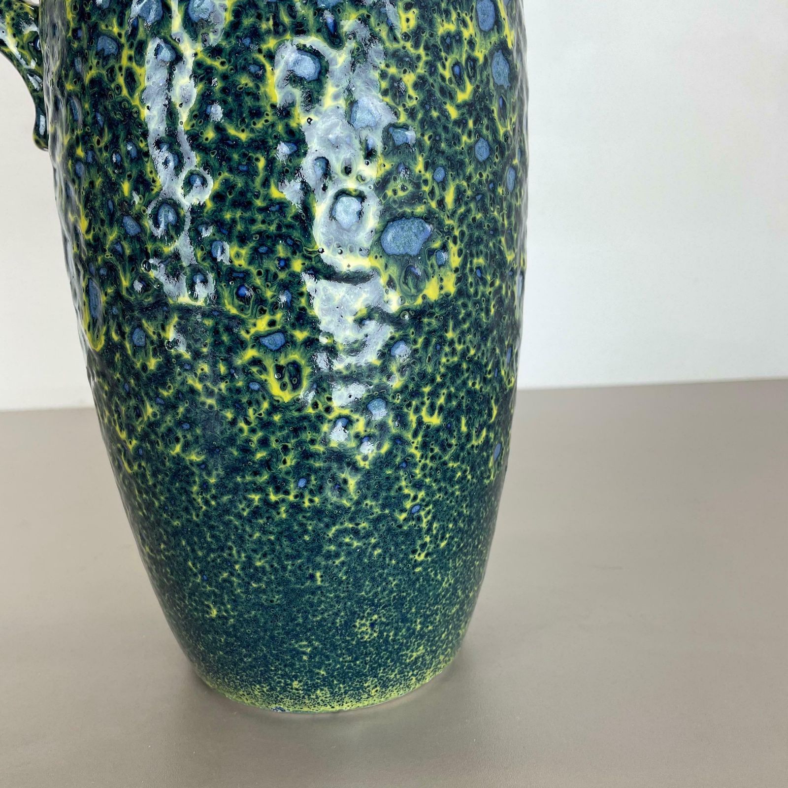 Rare Super Colour Crusty Fat Lava Multi Colour Vase Scheurich, Germany Wgp, 1970s photo Home Decor