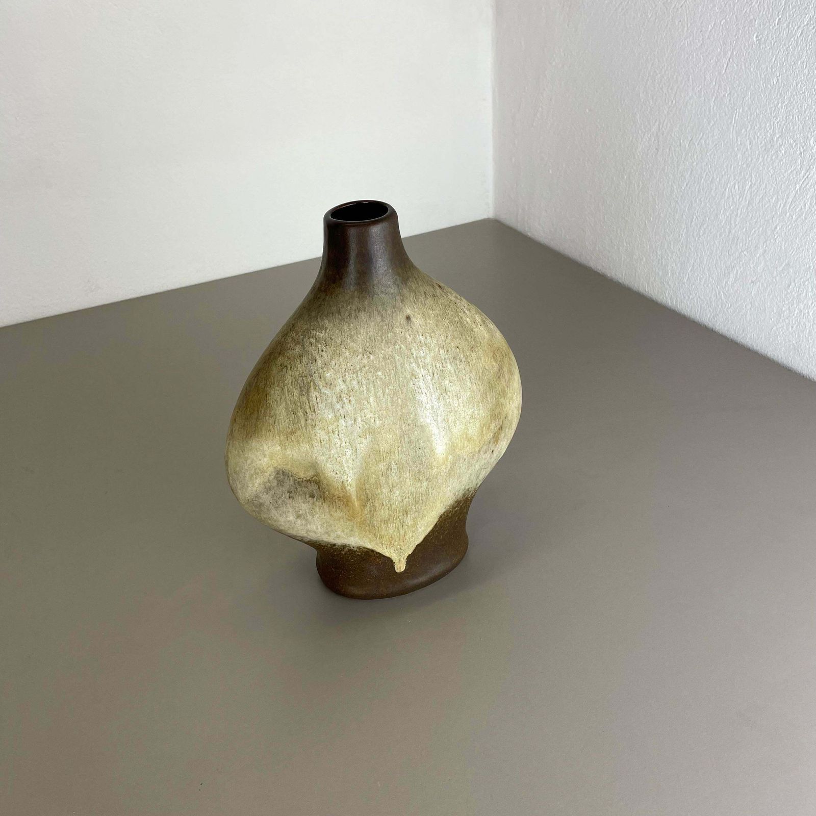 Fat Lava Ceramic Pottery Vase Gerda Heukeroth Carstens Tönnieshof Germany, 1970s