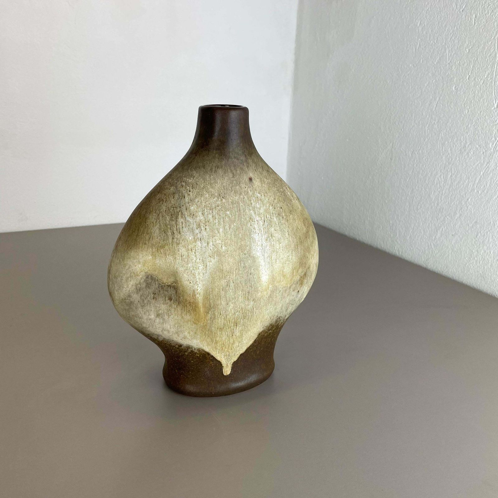Fat Lava Ceramic Pottery Vase Gerda Heukeroth Carstens Tönnieshof Germany, 1970s photo for sale
