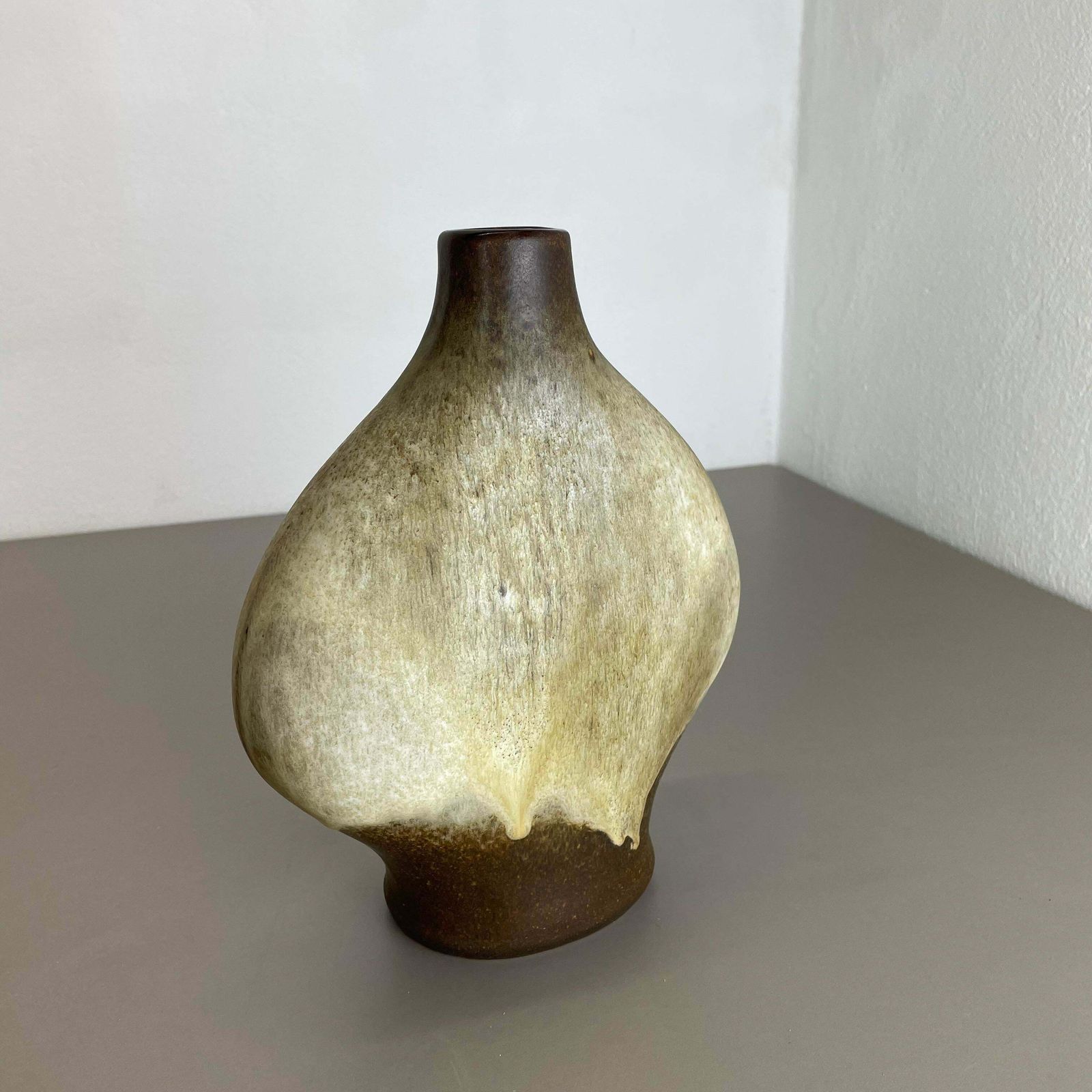 Fat Lava Ceramic Pottery Vase Gerda Heukeroth Carstens Tönnieshof Germany, 1970s photo buy