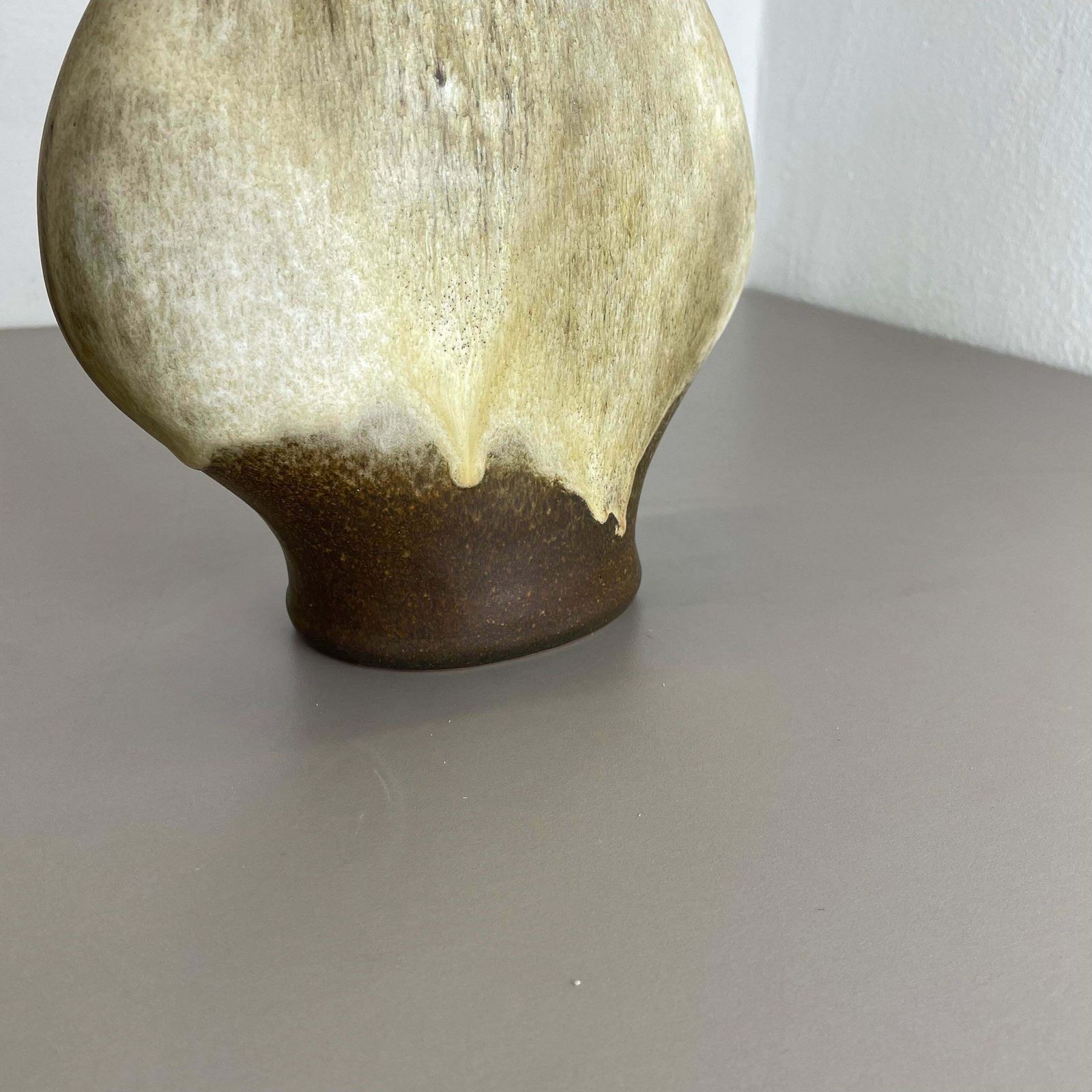 Fat Lava Ceramic Pottery Vase Gerda Heukeroth Carstens Tönnieshof Germany, 1970s photo vintage
