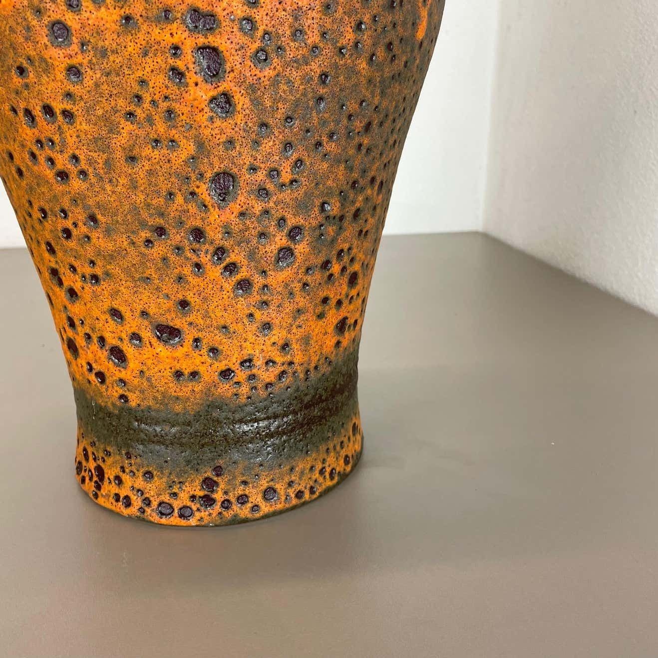 Fat Lava Ceramic Vase "Robot" By Heinz Siery Carstens Tönnieshof, Germany, 1960s photo 685.0
