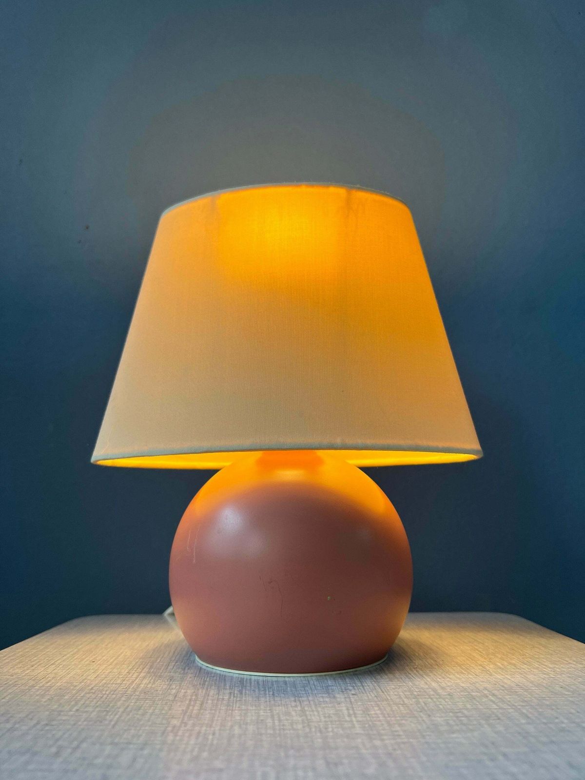 Kleine Roze Eclectische Bureaulamp, Boho photo furniture