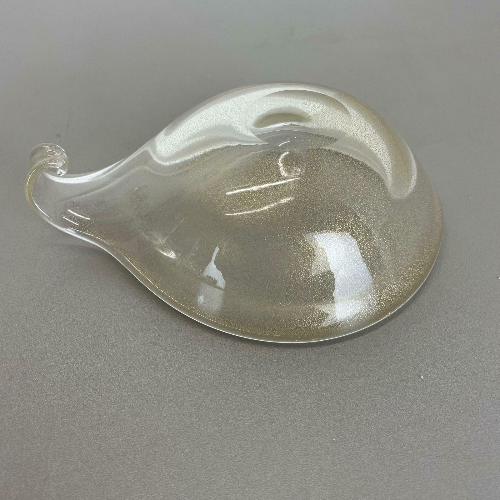 photo buy Glass Bowl Element Shell Ashtray Murano Bubble By Barovier And Toso Italy 1970s