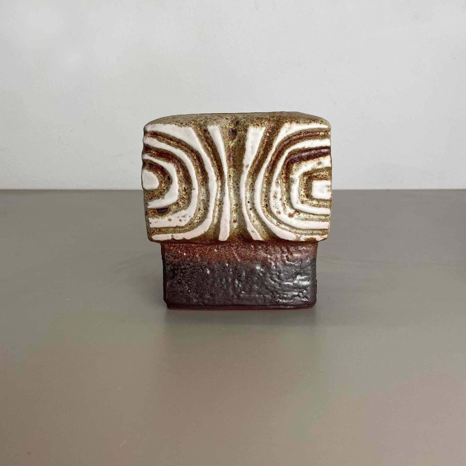 Fat Lava Ceramic Pottery Vase Heinz Siery Carstens Tönnieshof Germany 1970s photo furniture