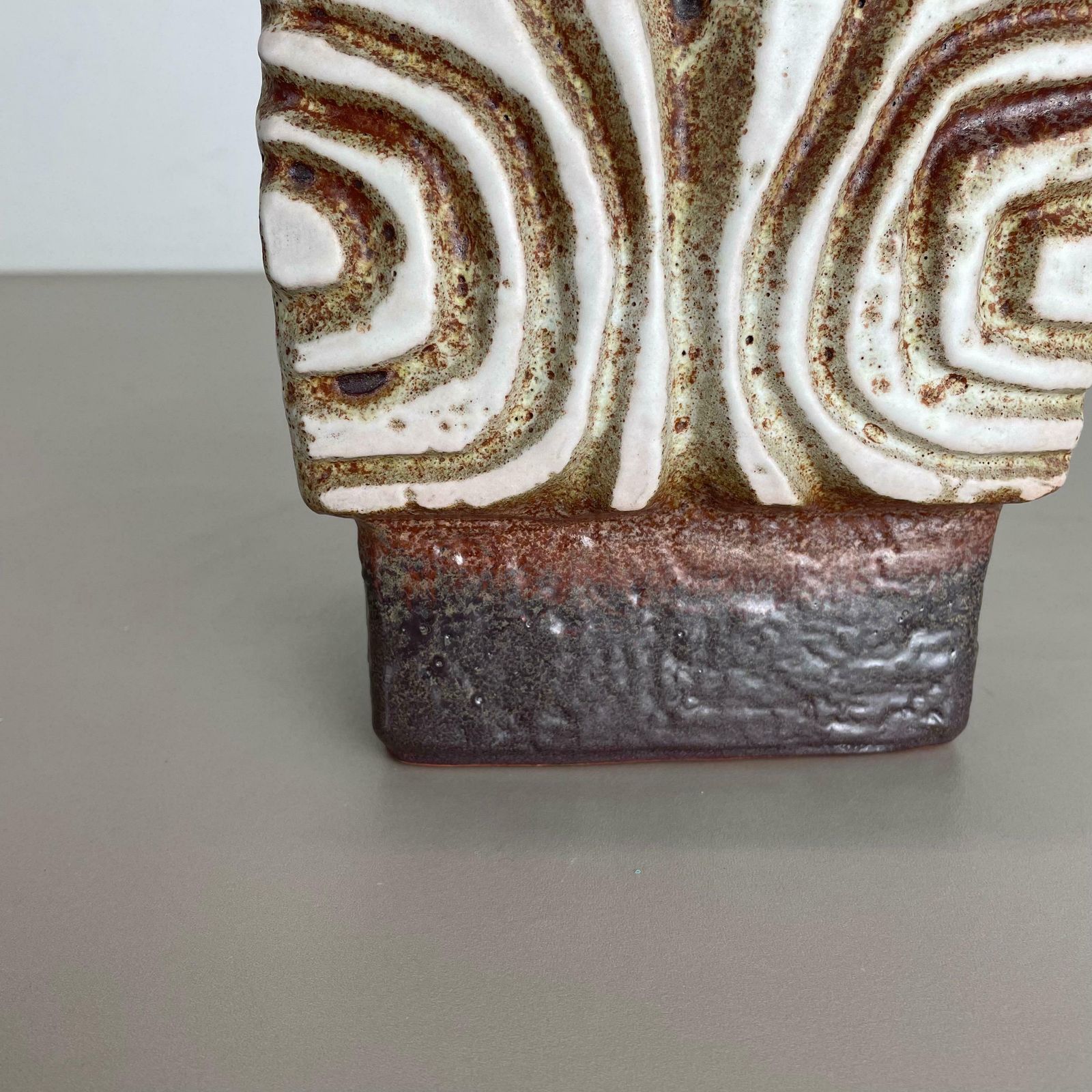 Fat Lava Ceramic Pottery Vase Heinz Siery Carstens Tönnieshof Germany 1970s photo 410.0