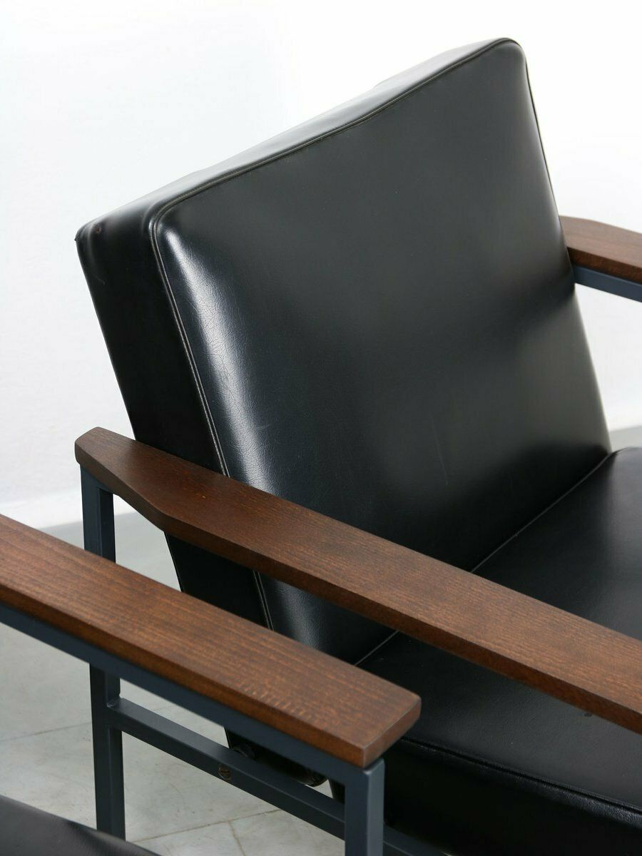 photo vinterior Vintage Bauhaus Lounge Chair In Black, 1970s