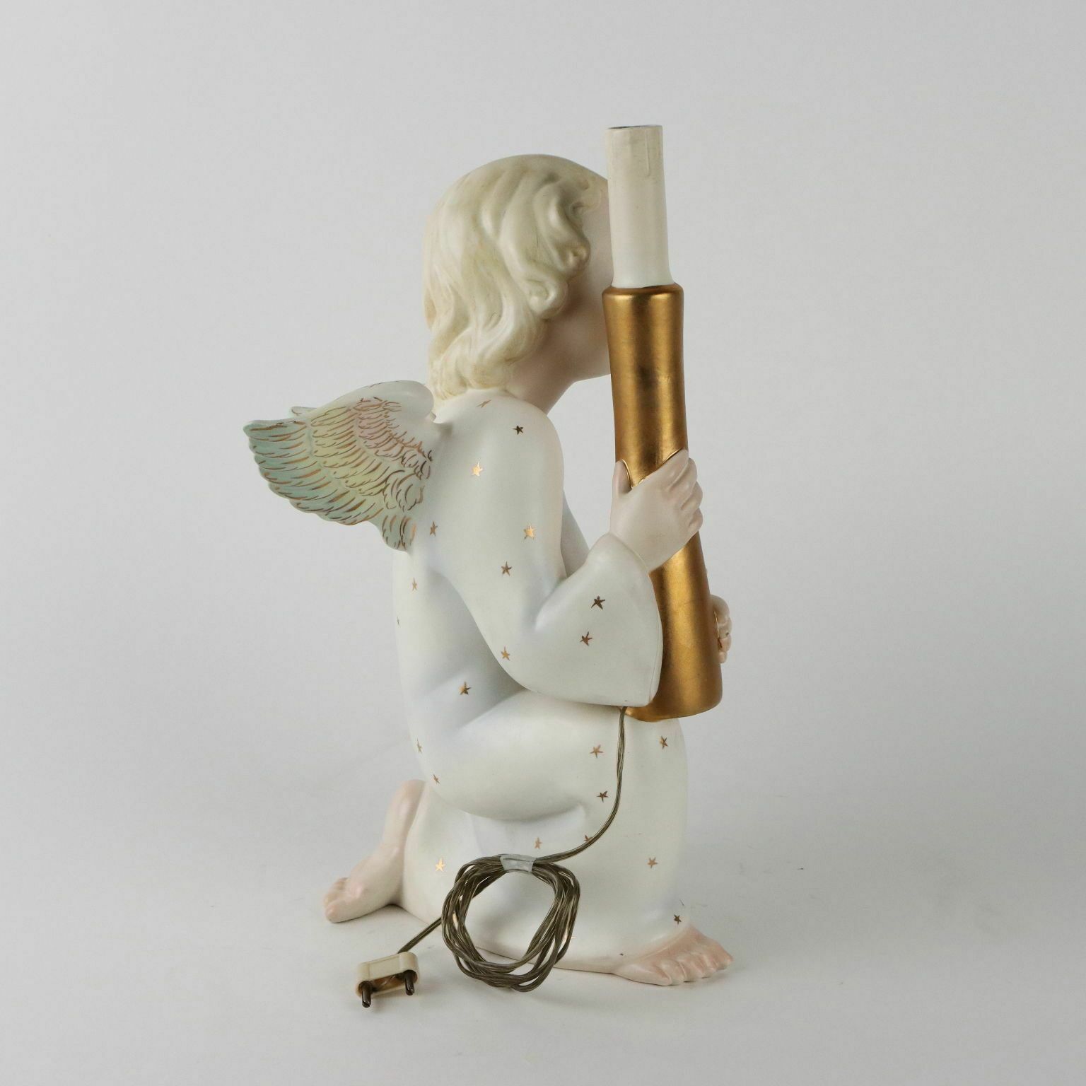C. Ghigo Little Angel Ceramic Italy 1930s 1940s photo vinterior