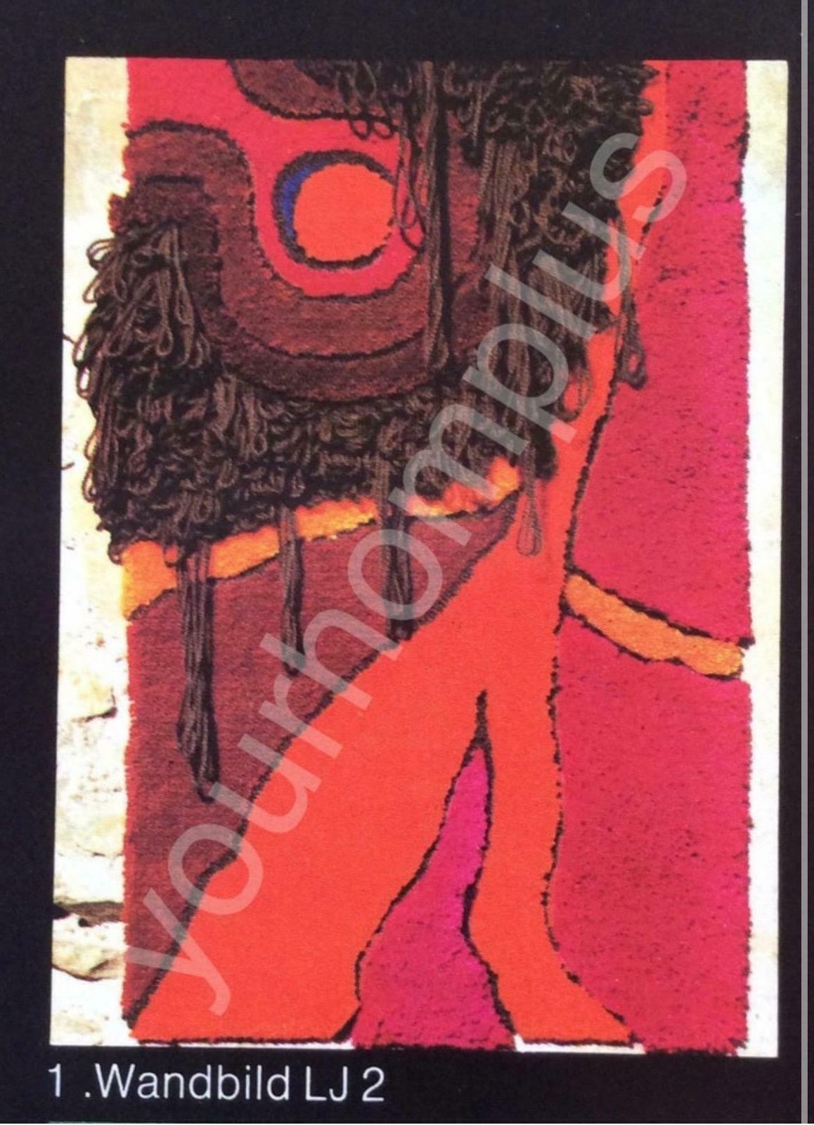 Modernist German Wall Rug By Ewald Kröner For Schloss Hackhausen, Germany, 1970s photo furniture