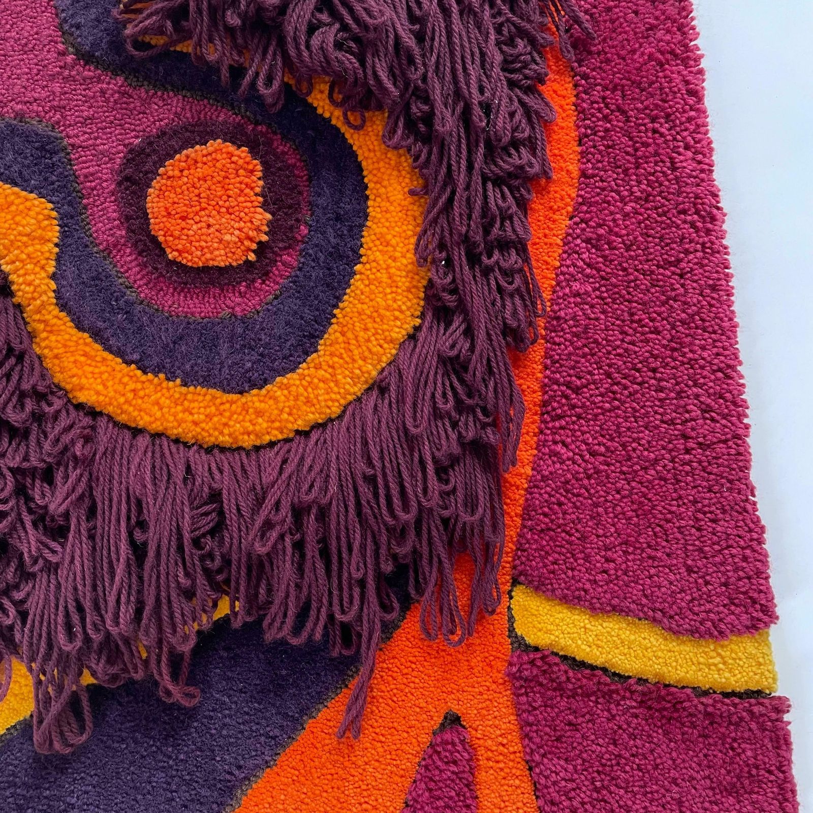 2275.0 Modernist German Wall Rug By Ewald Kröner For Schloss Hackhausen, Germany, 1970s photo