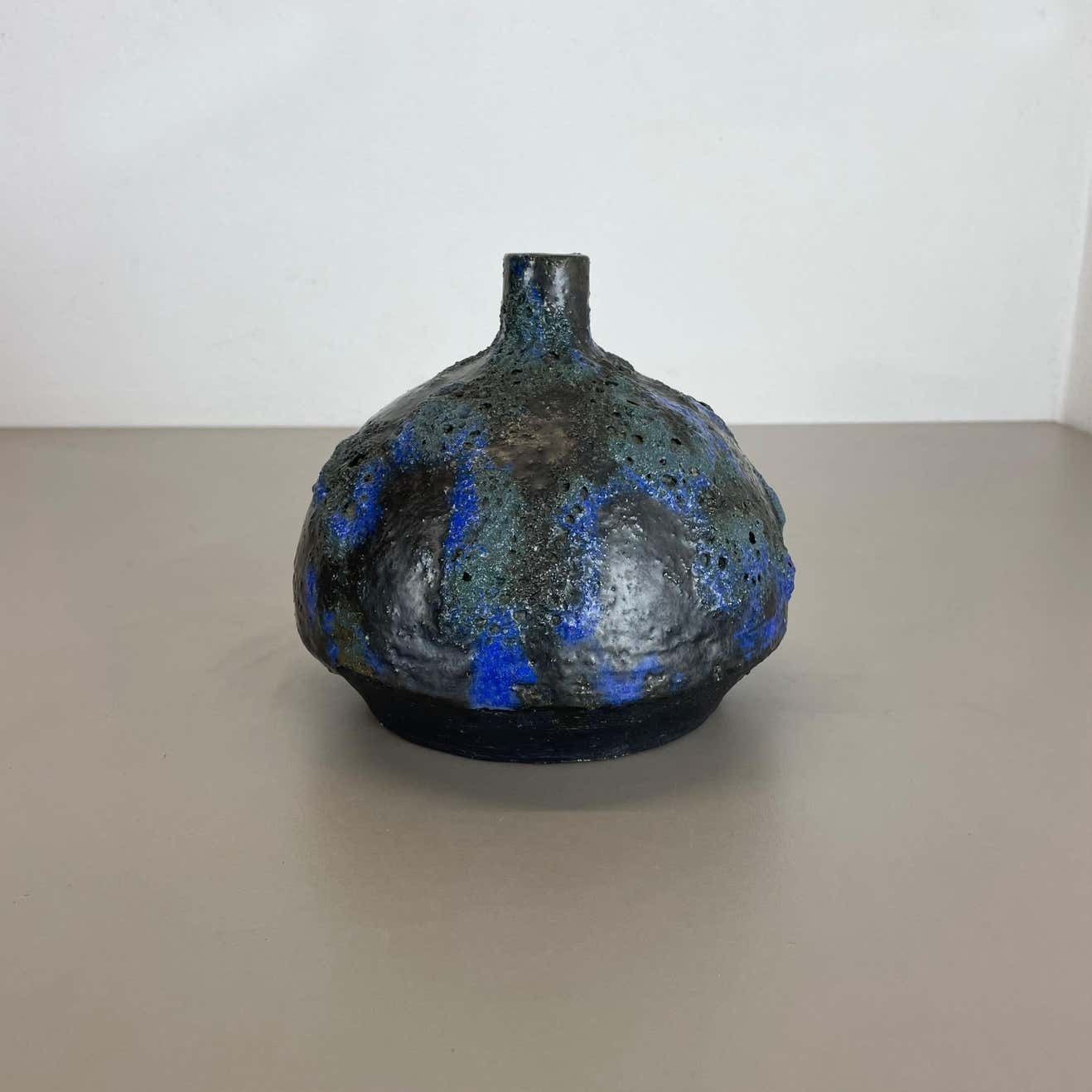 Abstract Ceramic Studio Pottery Vase By Gerhard Liebenthron, Germany, 1970s photo for sale