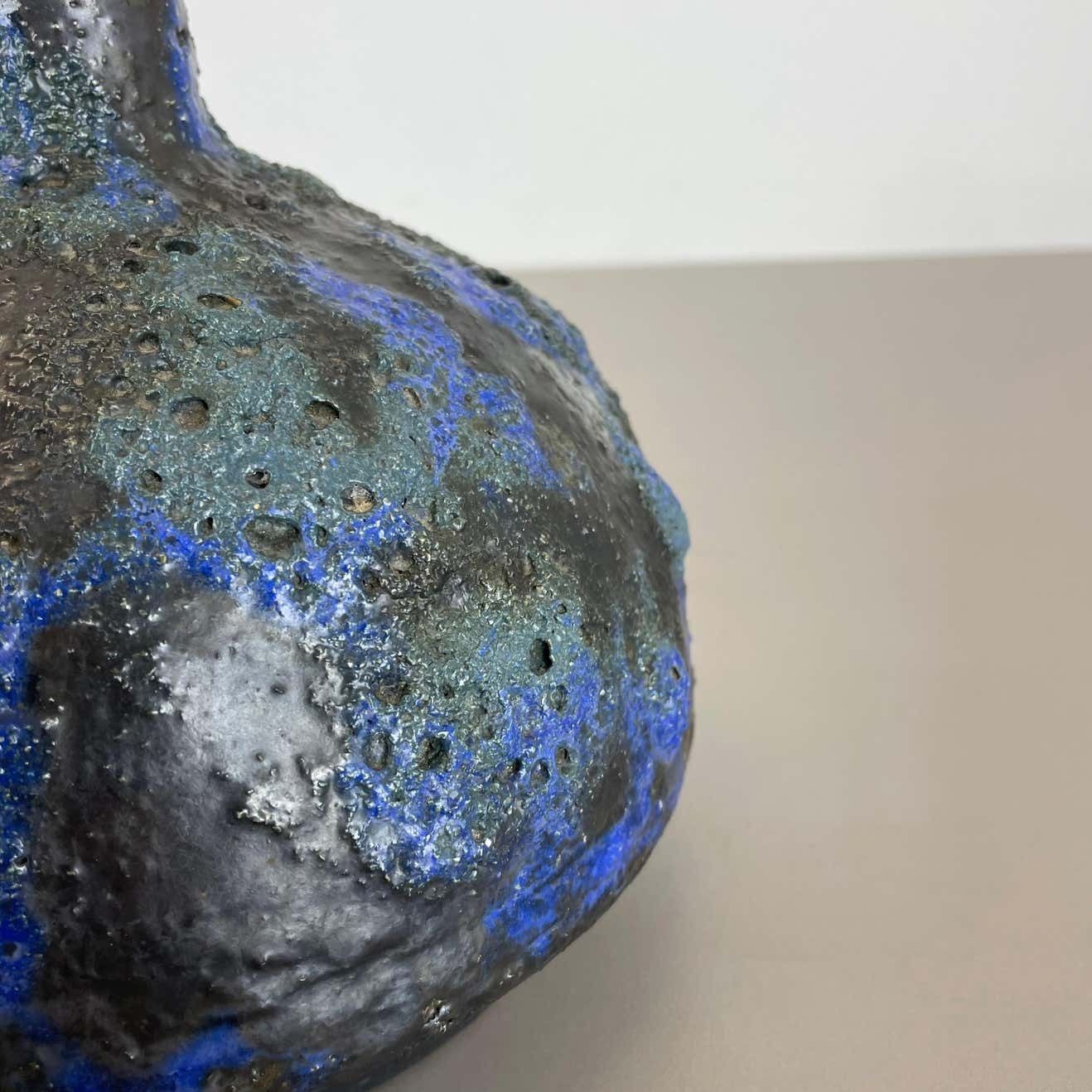 Abstract Ceramic Studio Pottery Vase By Gerhard Liebenthron, Germany, 1970s photo vintage