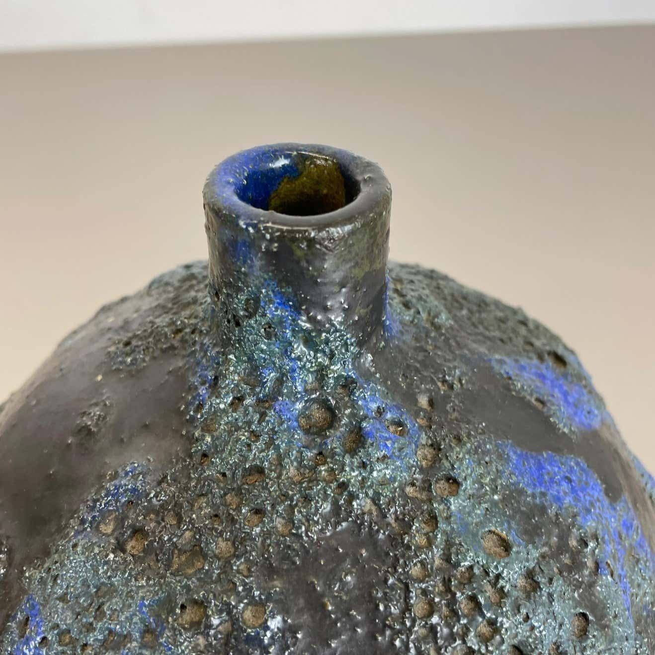 photo for sale Abstract Ceramic Studio Pottery Vase By Gerhard Liebenthron, Germany, 1970s