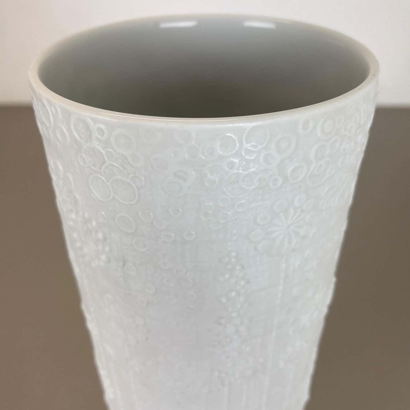 Home Decor Large Op Art Vase Porcelain Vase By Martin Freyer For Rosenthal, Germany photo