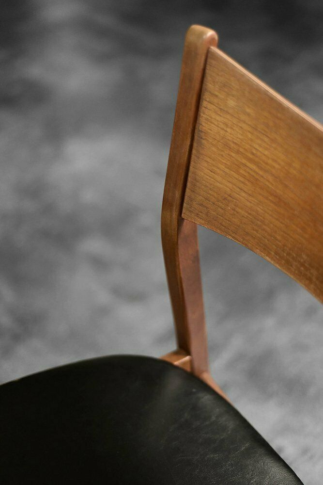Scandinavian Modern Dining Chairs In Beech And Teak, 1960s, Set Of 4 photo Furniture