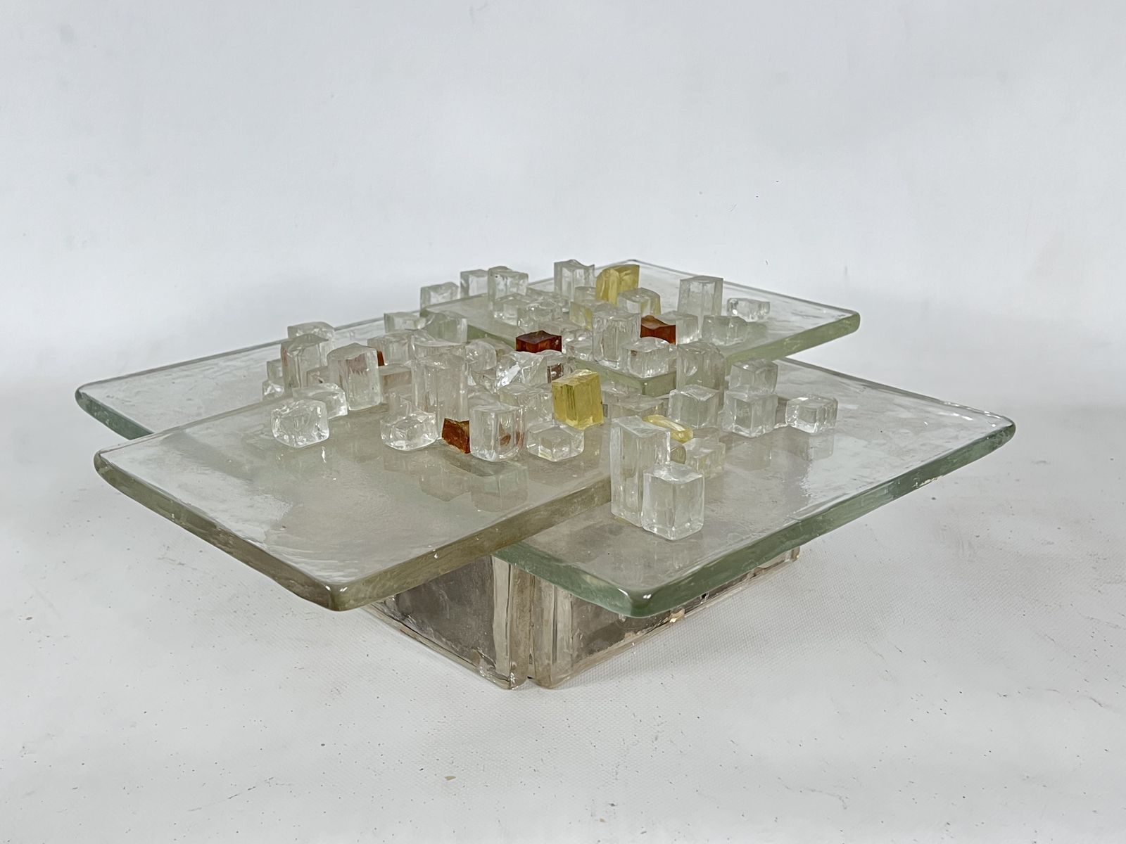 Mid Century Large Murano Glass Wall Light By Albano Poli For Poliarte. Italy 1970s photo buy