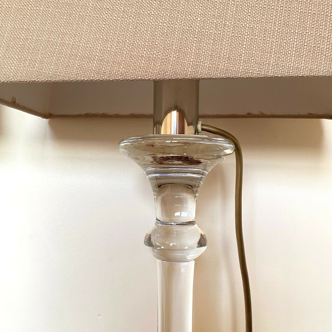 photo furniture Paar Val Saint Lambert 'Tiffany' Tafellampen Van Ingo Maurer