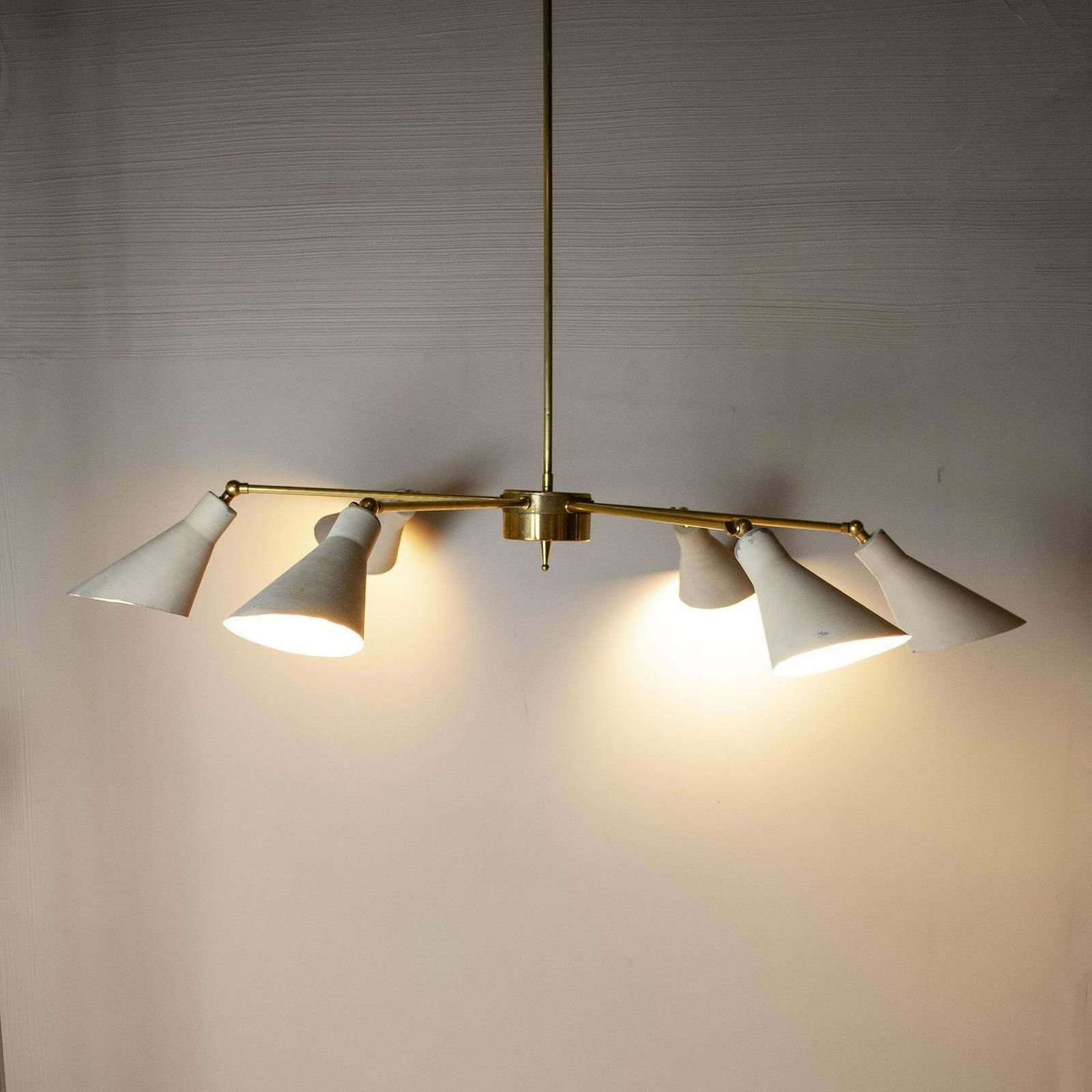 Sputnik Chandelier Stilnovo Style From The Fifties photo vinterior