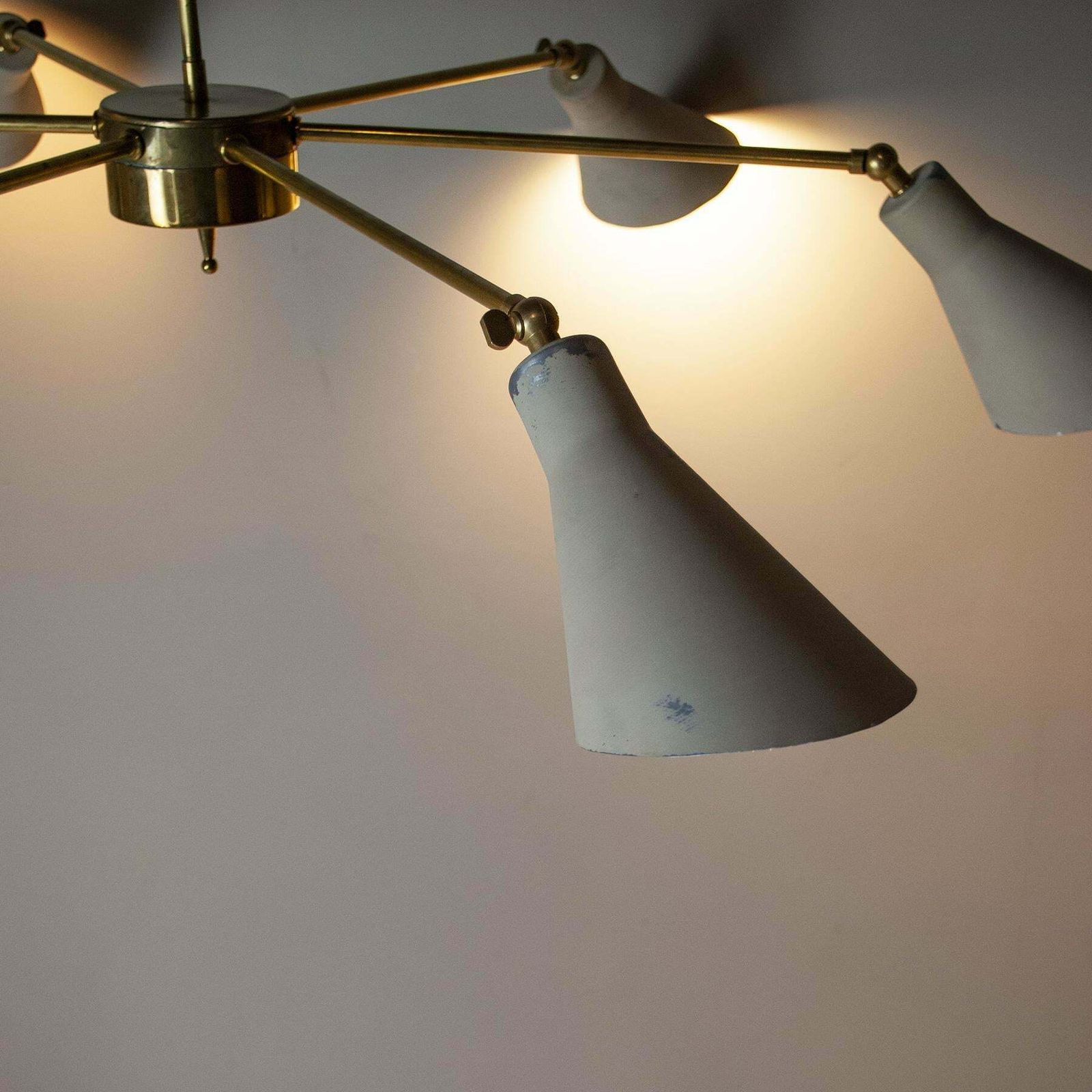 Sputnik Chandelier Stilnovo Style From The Fifties photo buy