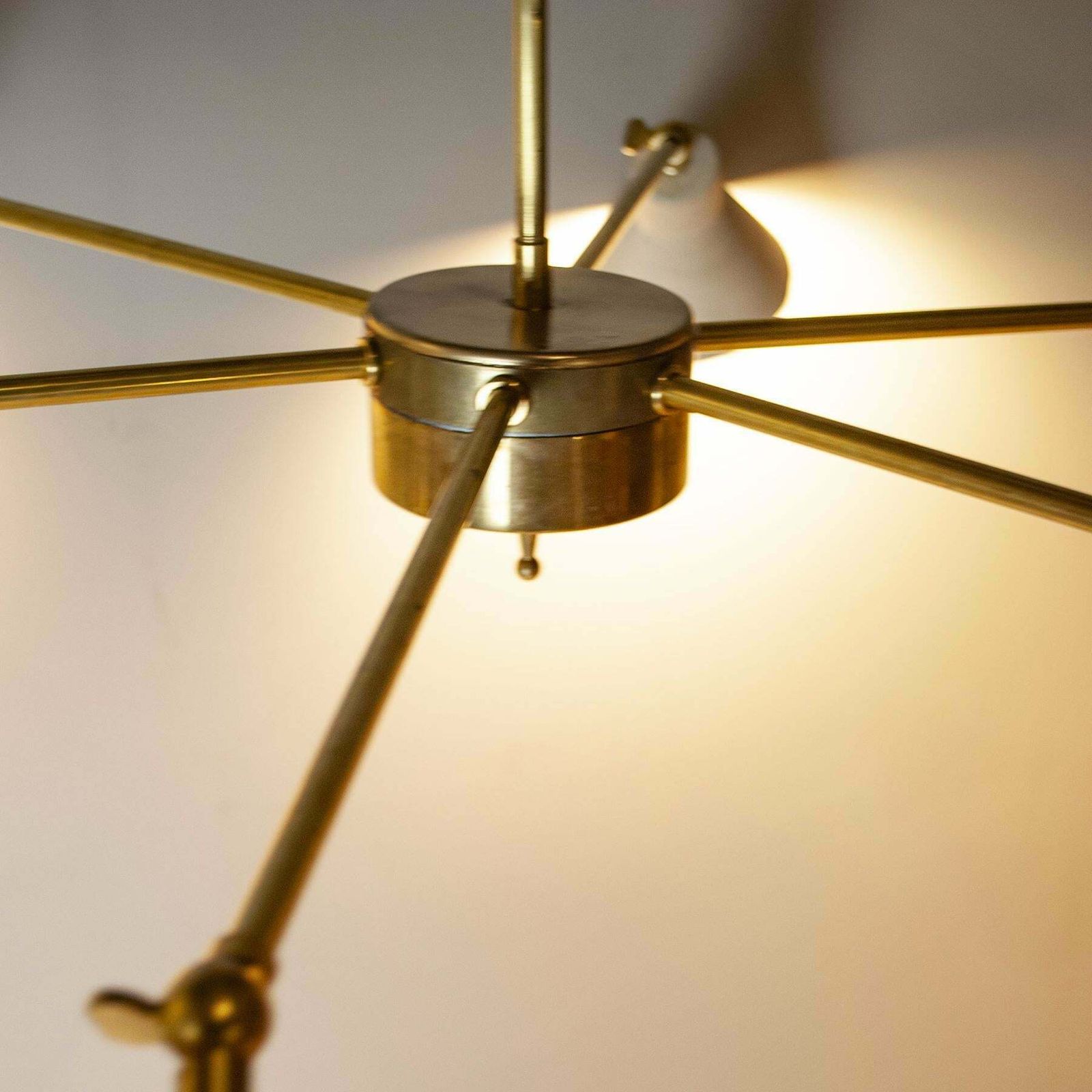 photo furniture Sputnik Chandelier Stilnovo Style From The Fifties