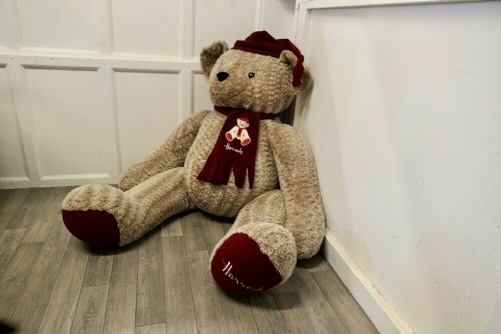 5ft Tall Giant Harrods Shop Display Teddy Bear photo 1140.0