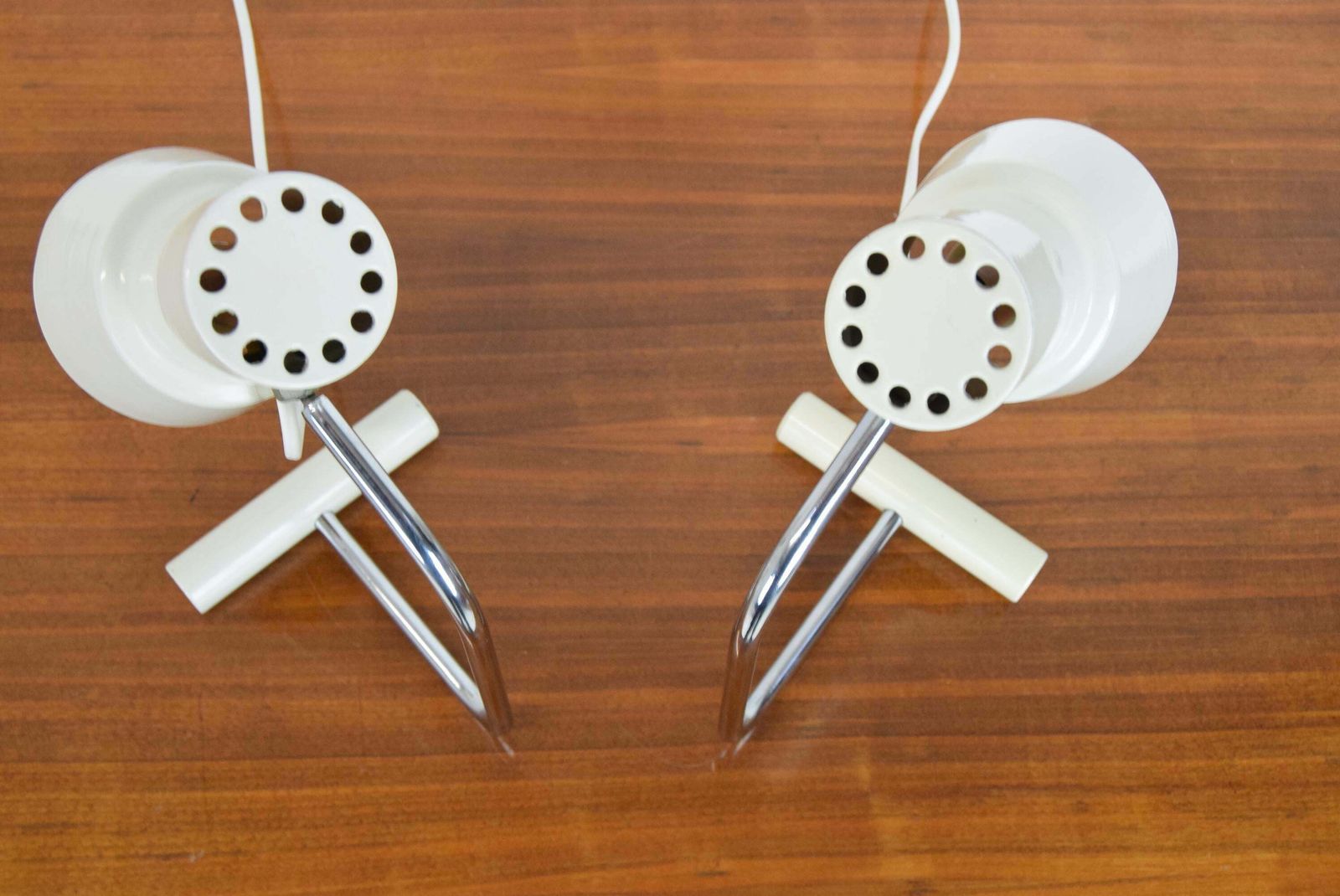 Pair Of Mid Century Table Lamps By Josef Hurka For Napako,1970's. photo vinterior