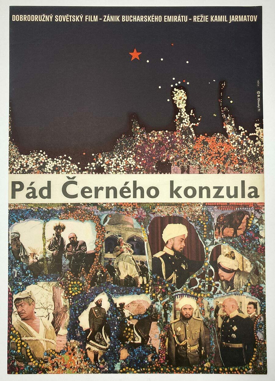 Movie Poster, Murder Of The Black Consul, Bedřich Dlouhý, 1971