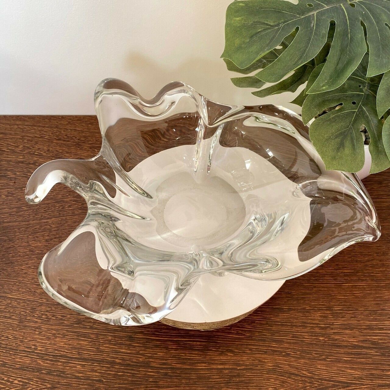 Cristallerie De Lorraine Leaf Bowl photo buy